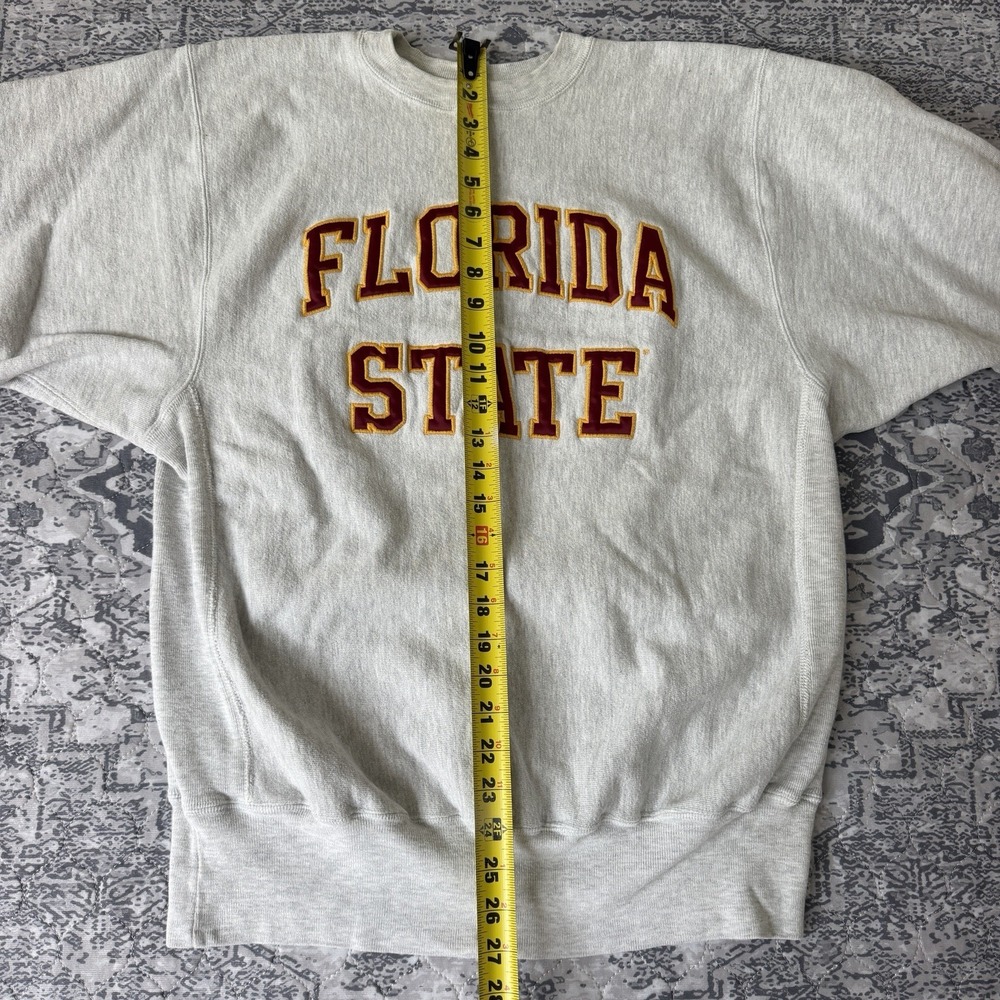Vintage Florida State Seminoles Reverse Weave Unisex Crewneck Sweatshirt Size XL - Picture 3 of 9